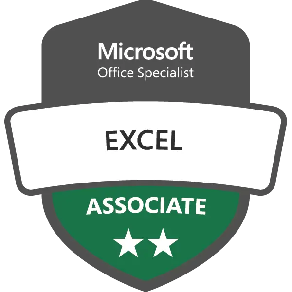 Microsoft Excel badge.